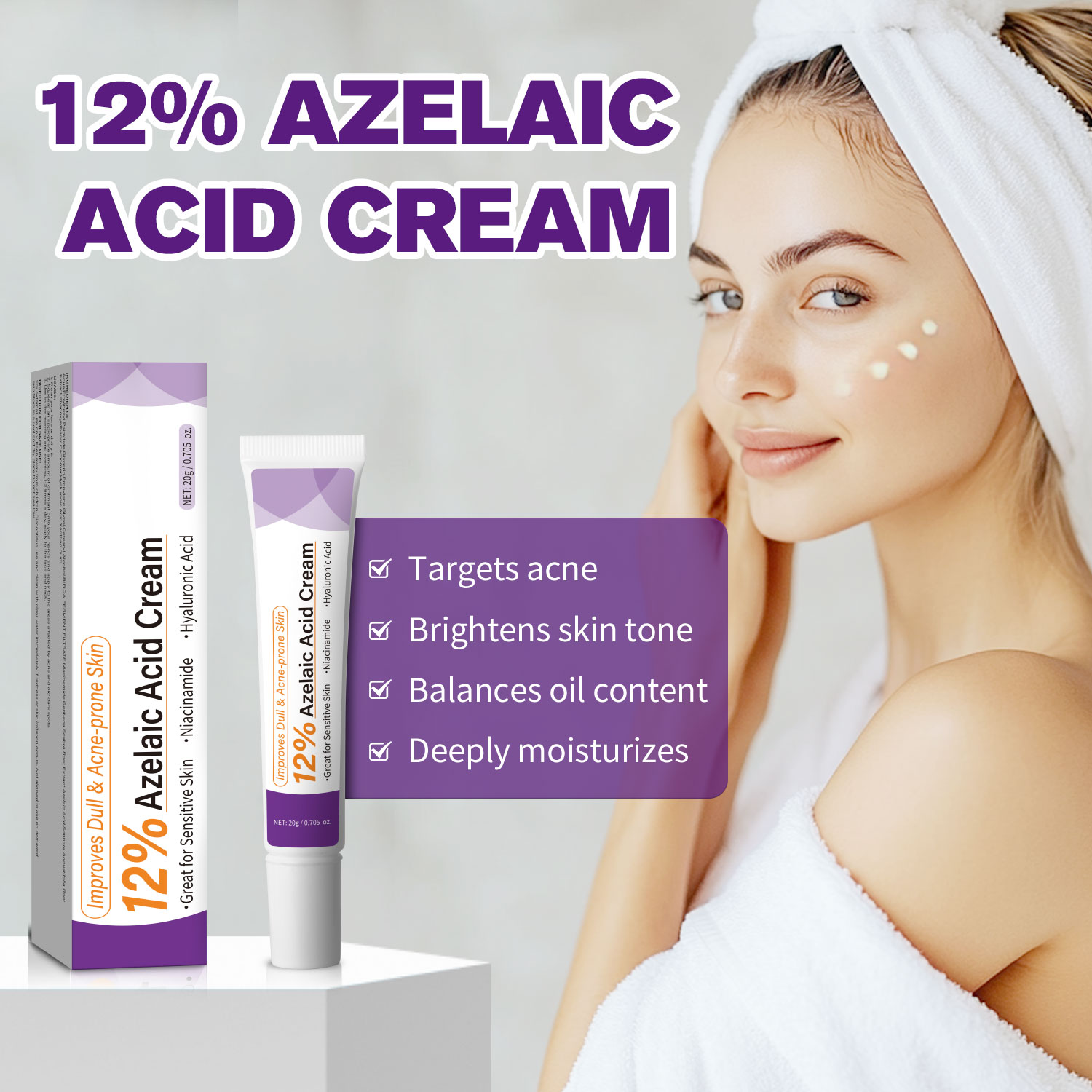 Milde Azelaïnezuurcrème verbet - Azelaic Acid Cream recensie en prijs