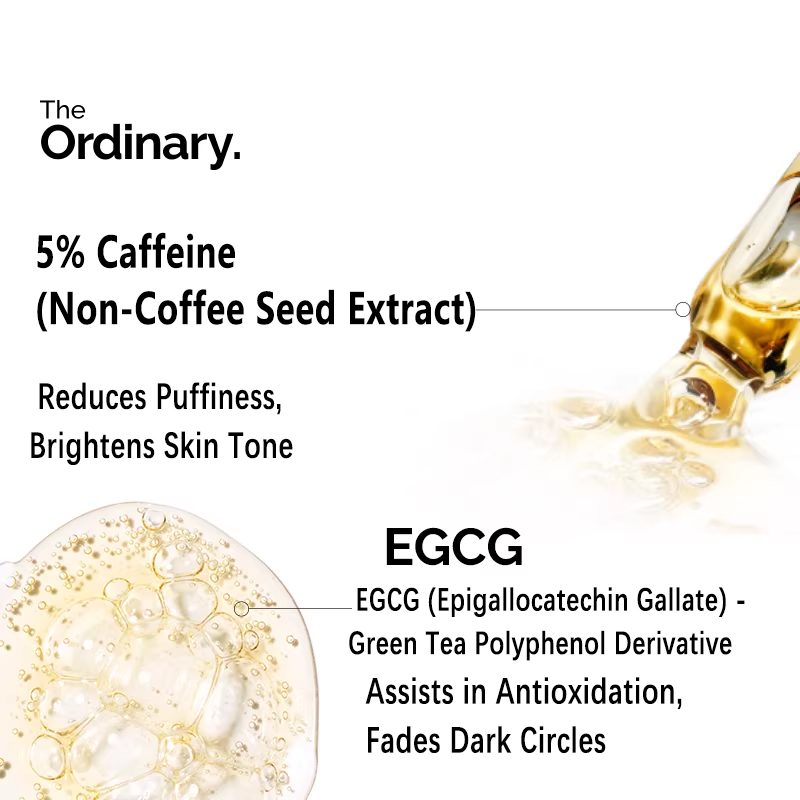 Cafeïne-oplossing 5% + EGCG 30 - Caffeine Eye Serum recensie en prijs